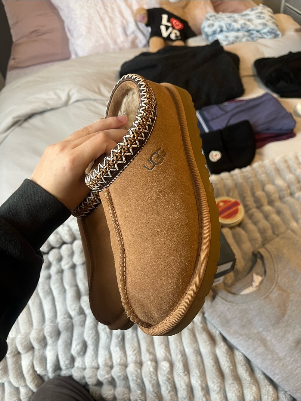 UGG Tasman Chestnut Slip-On Suede - Picture 4 of 6